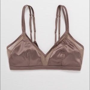 Aerie Satin Strappy Bralette - NWT Size S